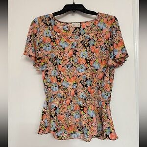 So Women's Floral Top - Multicolor